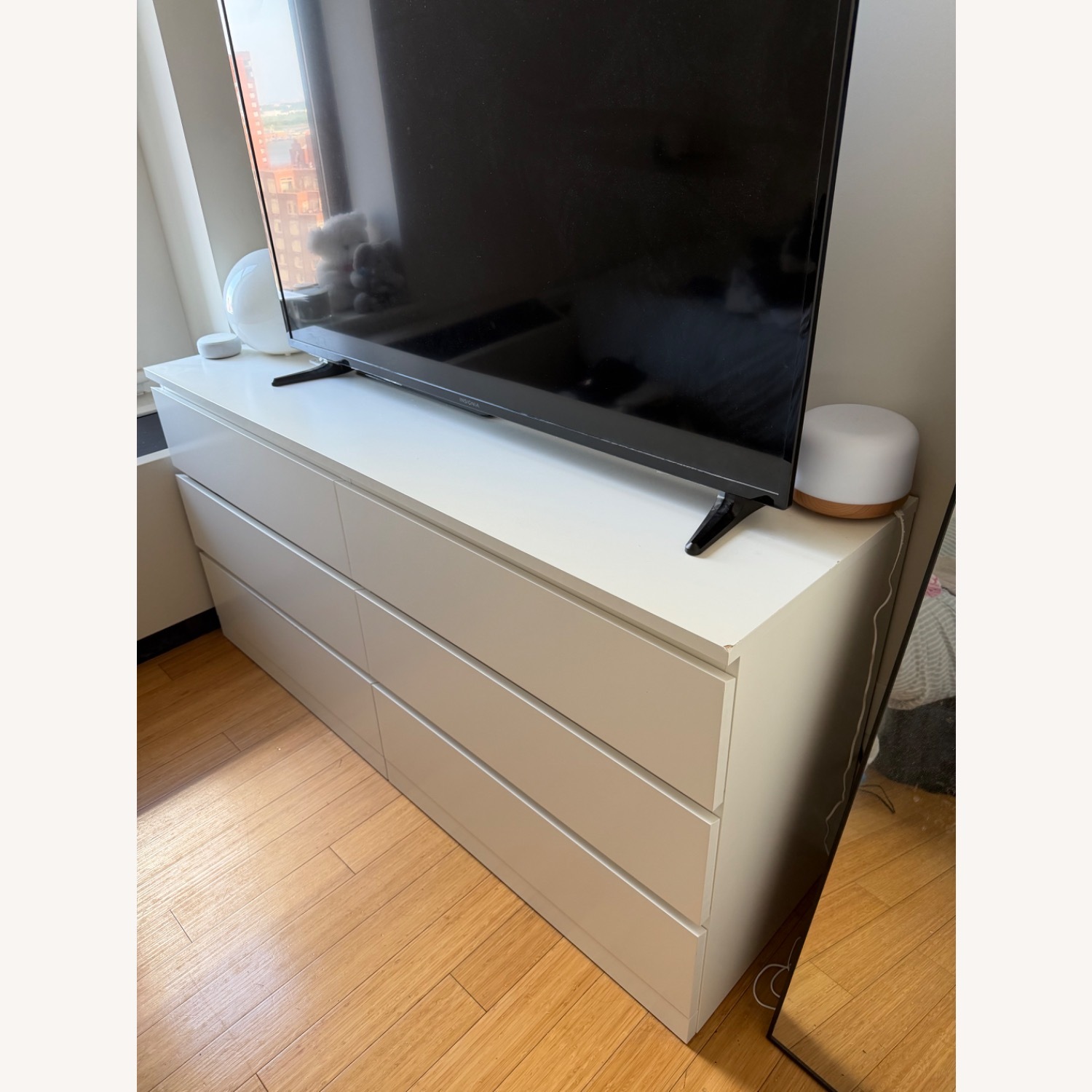 IKEA MALM White Wood Dresser - image-2