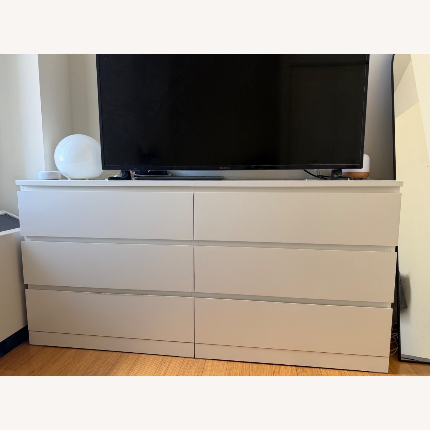 IKEA MALM White Wood Dresser - image-3