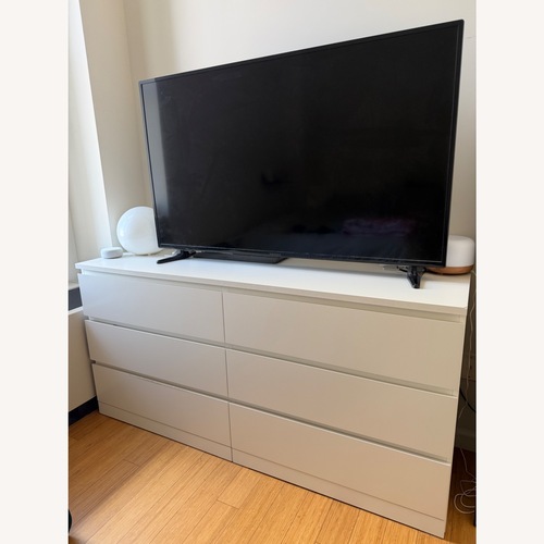 Used IKEA MALM White Wood Dresser for sale on AptDeco