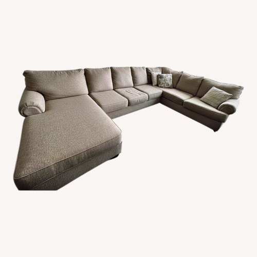 Used Ashley Furniture Beige 4 Piece Sectional  for sale on AptDeco