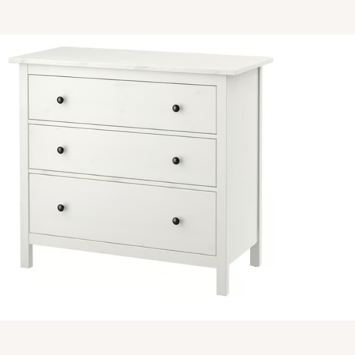 IKEA HEMNES White Wood Dresser - image-4