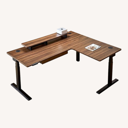 Used Vernal L Shaped Standing Desk Electric for sale on AptDeco