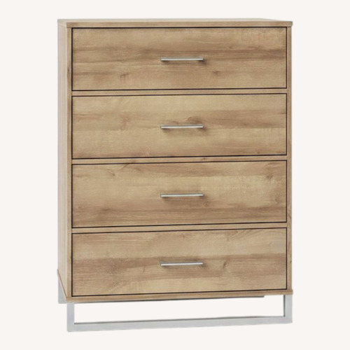 Used Light Gray Wood Dresser for sale on AptDeco