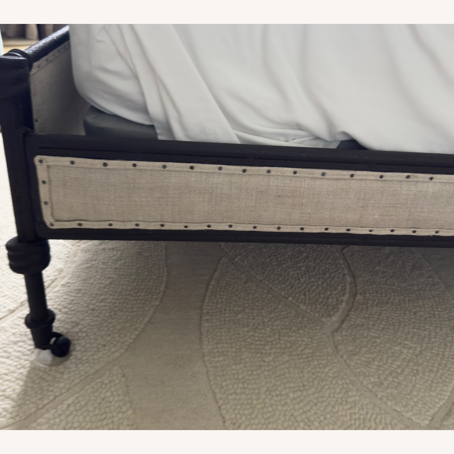 Restoration Hardware French Academie Fabric Panel Queen Bed - image-15