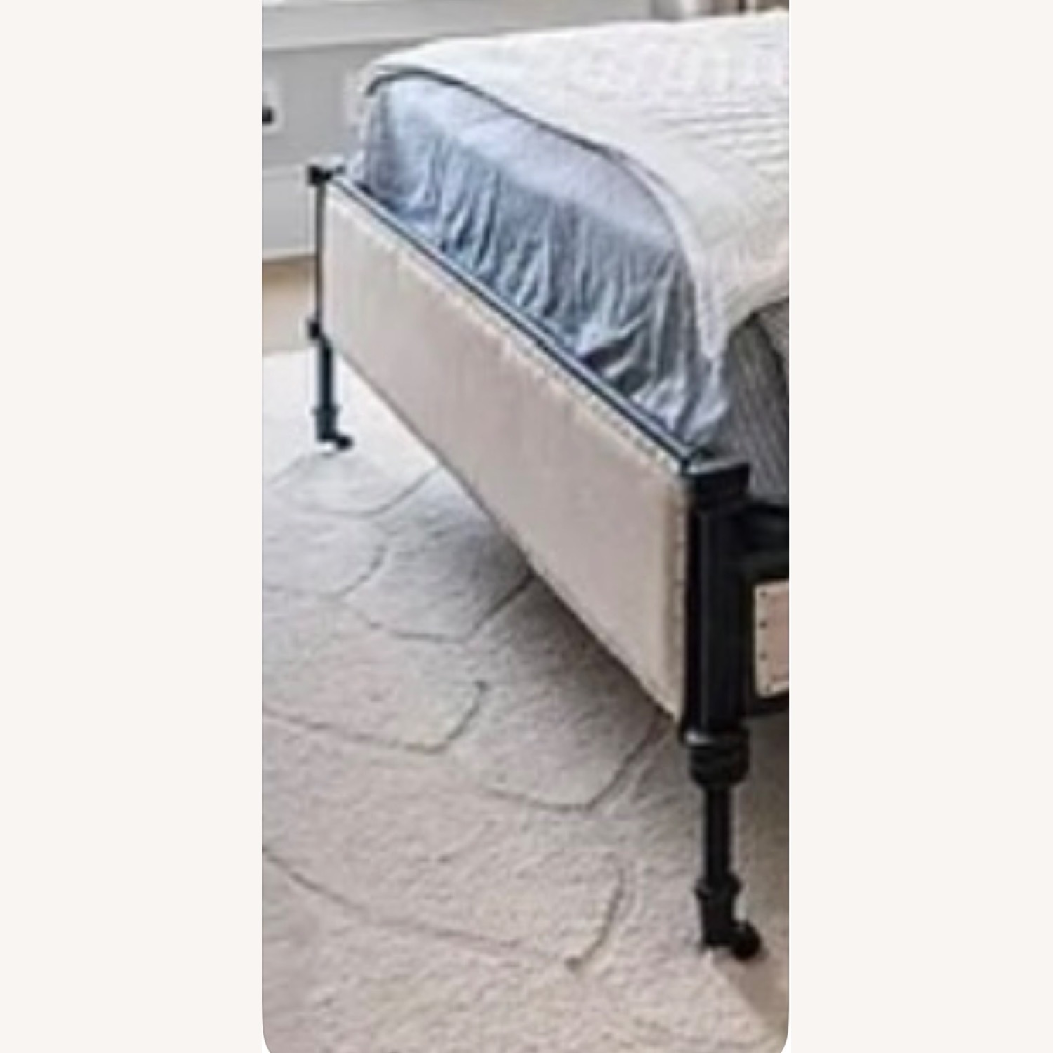 Restoration Hardware French Academie Fabric Panel Queen Bed - image-7