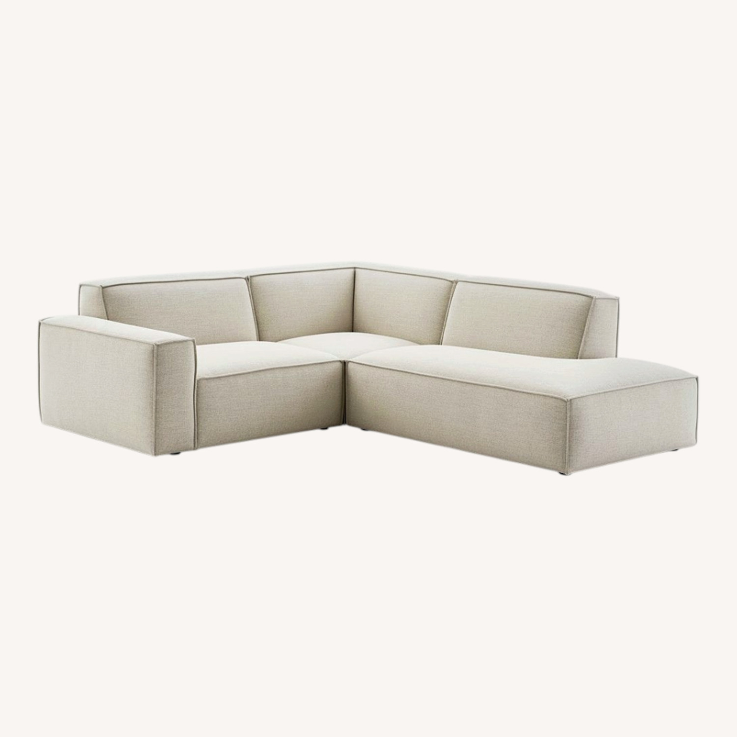 Castlery Jonathan Natural 2 Piece Sectional - image-0