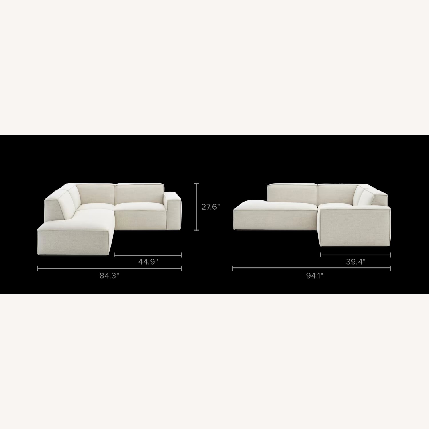 Castlery Jonathan Natural 2 Piece Sectional - image-2
