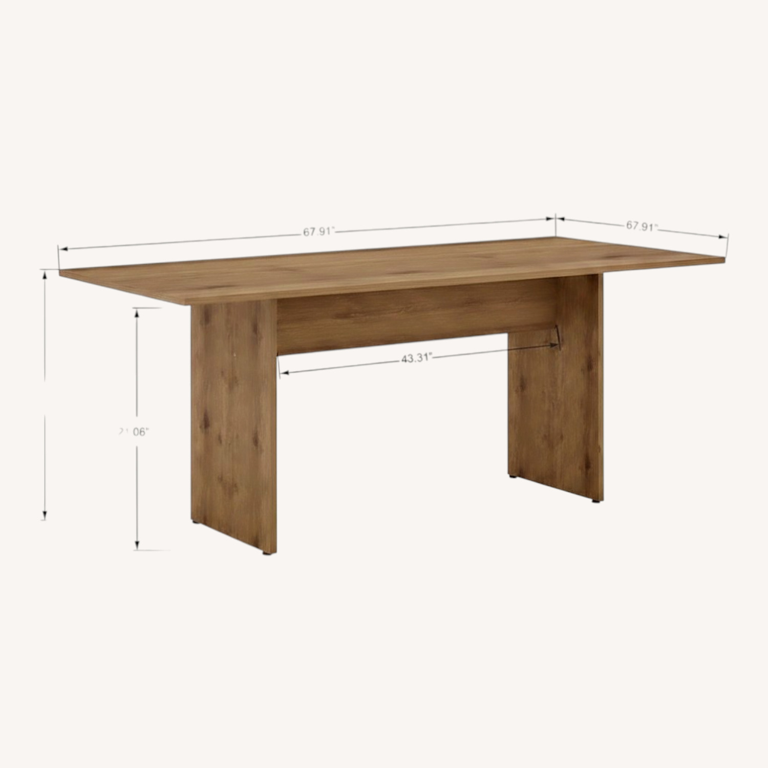 Wood Dining Table  - image-4
