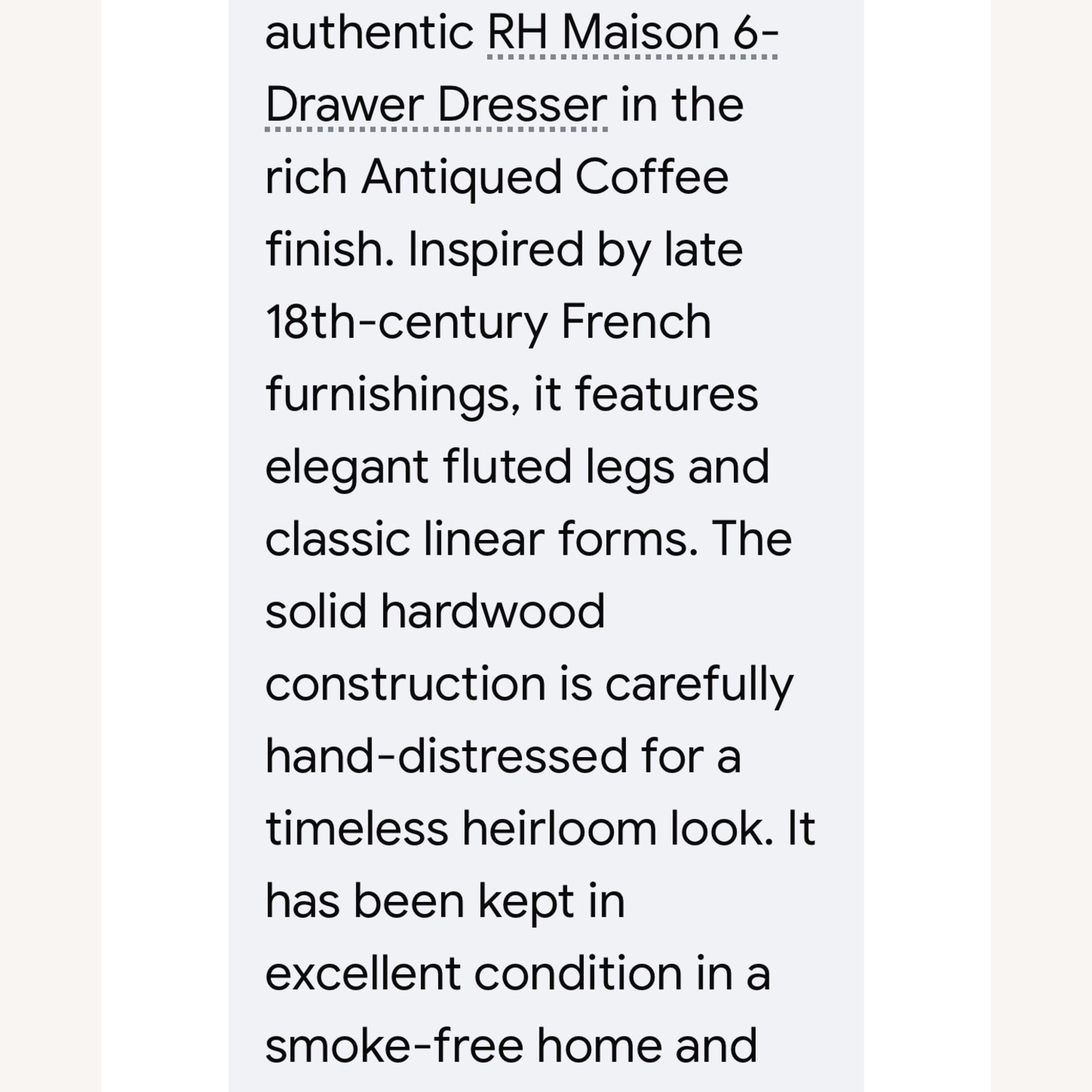 Restoration Hardware  Madison 6-Drawer Dresser - image-9