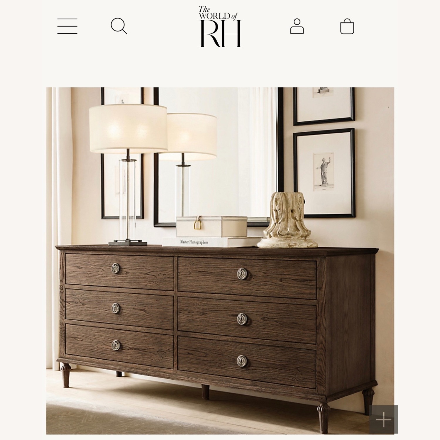 Restoration Hardware  Madison 6-Drawer Dresser - image-19