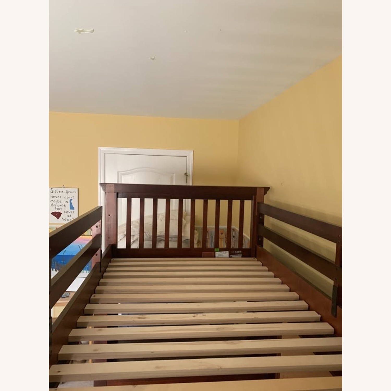 Raymour & Flanigan Dark Brown Wood Bunk Bed - image-5