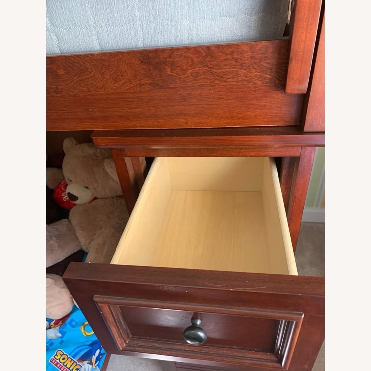 Raymour & Flanigan Dark Brown Wood Bunk Bed - image-4