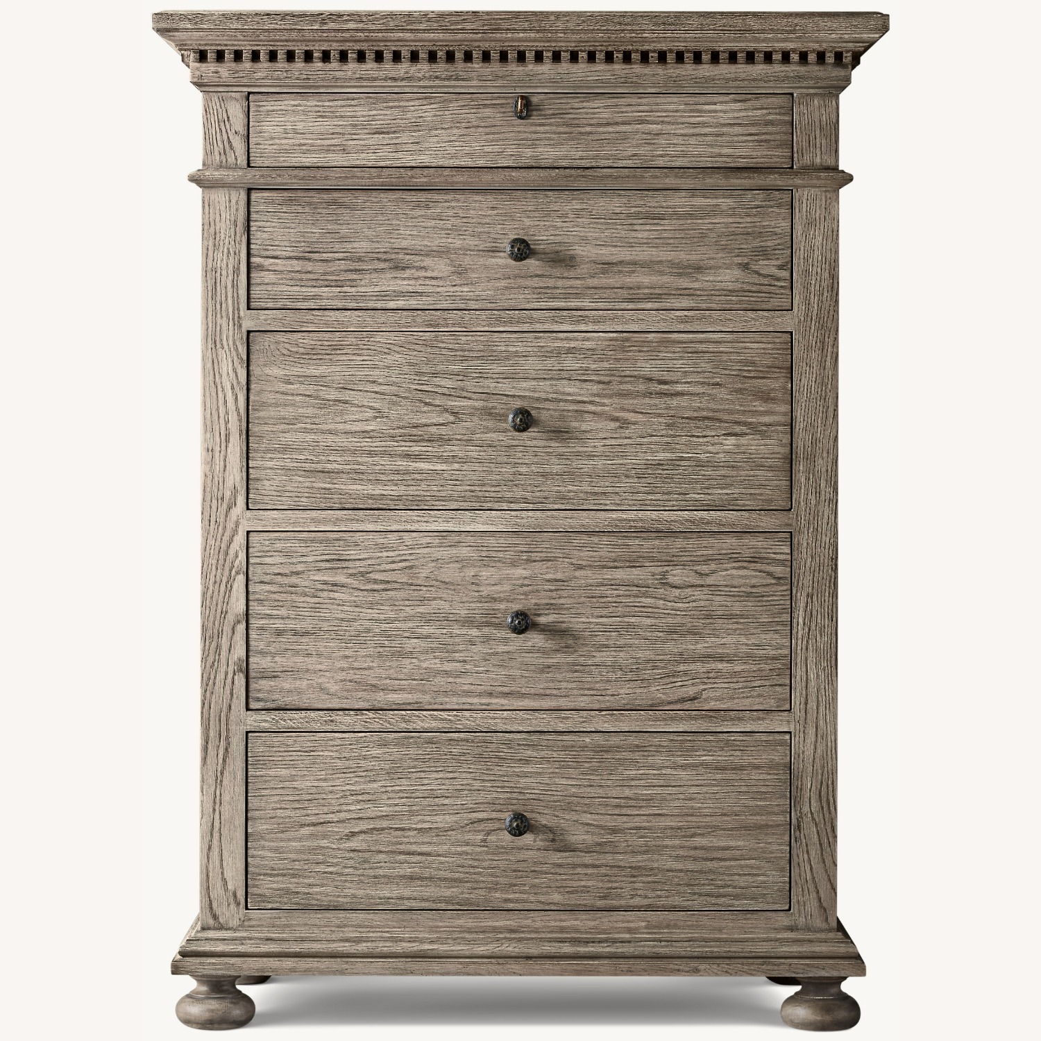 Restoration Hardware St. James 5-Drawer Tall Dresser - image-1