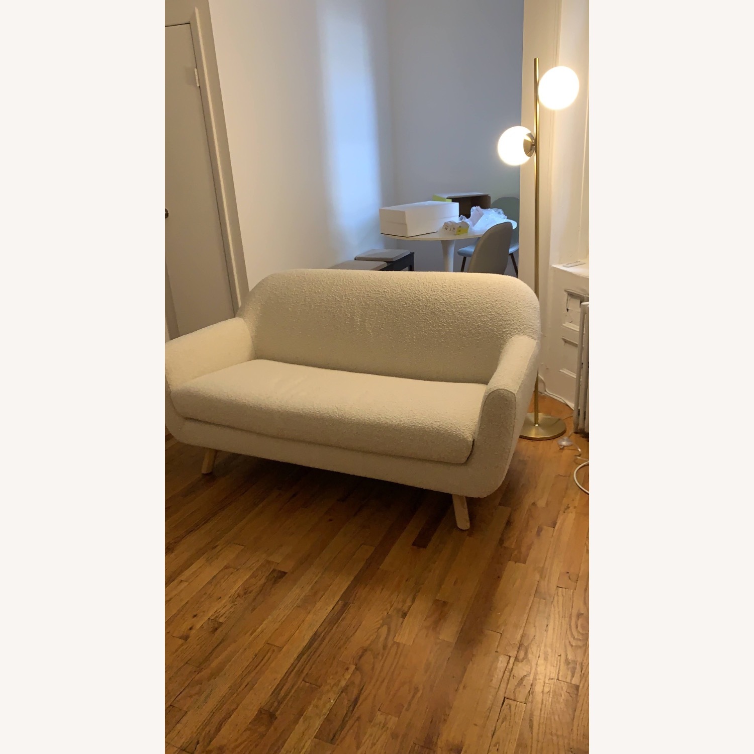 Article Gabriola White Boucle Loveseat - image-4