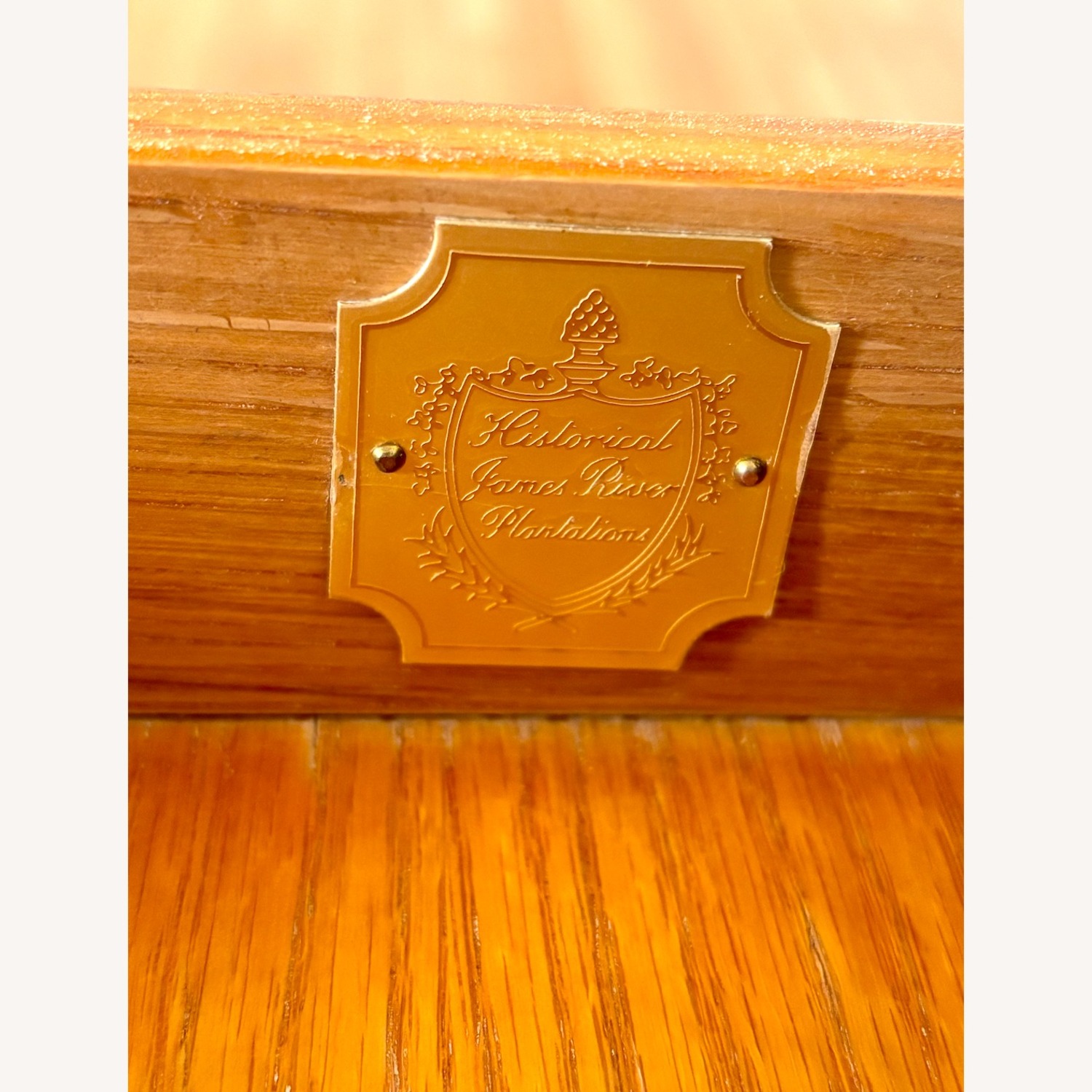 Vintage Hickory Chair Queen Anne Side Table - image-4
