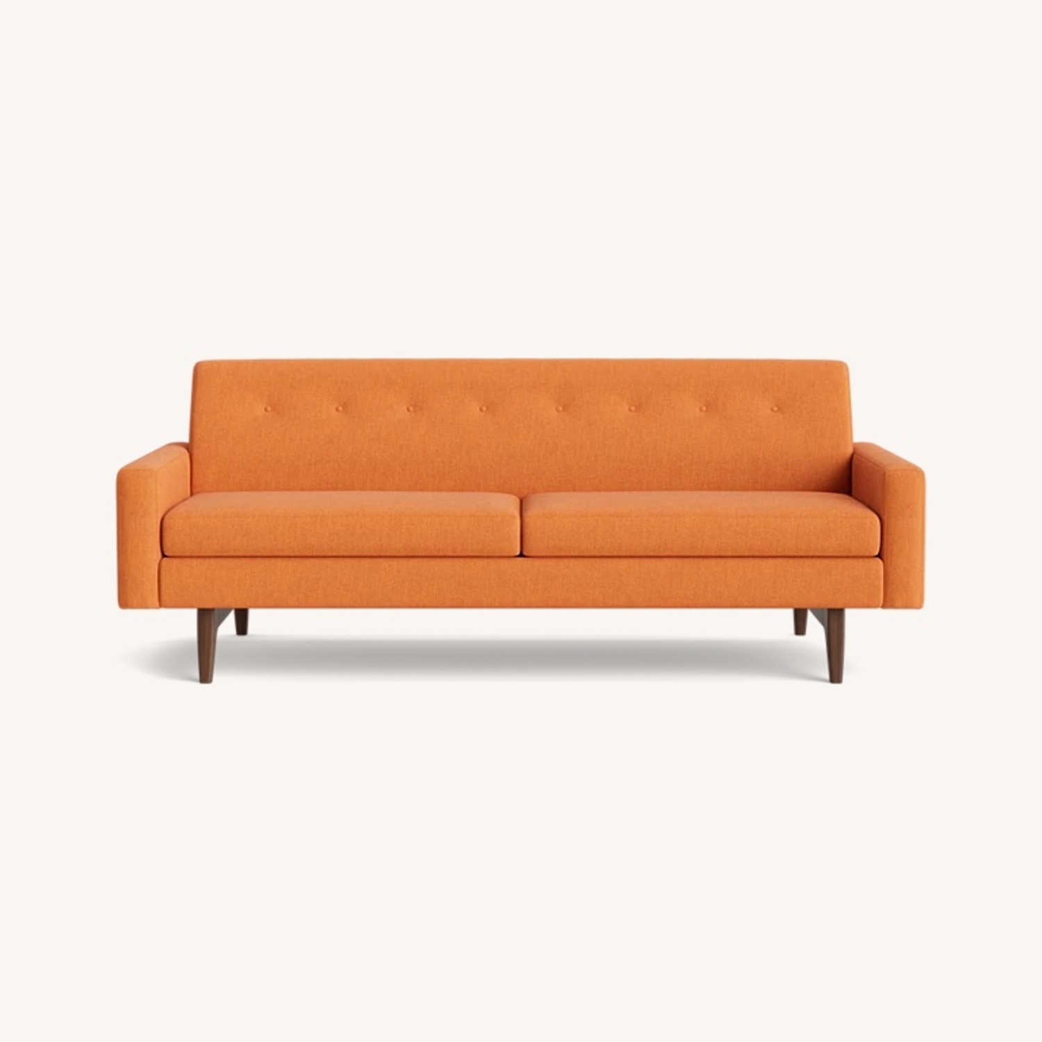 Blu Dot Tyler Orange Fabric 3+ Seater Sofa - image-5