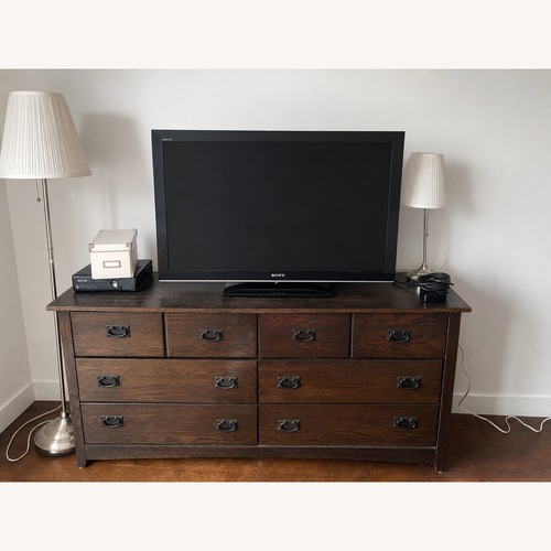 Used Dark Brown Wood Dresser for sale on AptDeco
