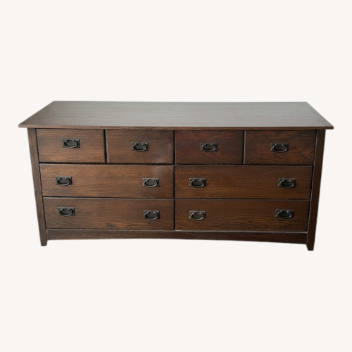 Used Dark Brown Wood Dresser for sale on AptDeco