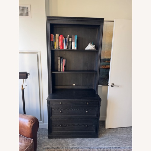 Used Pottery Barn Livingston Bookcase (35") for sale on AptDeco