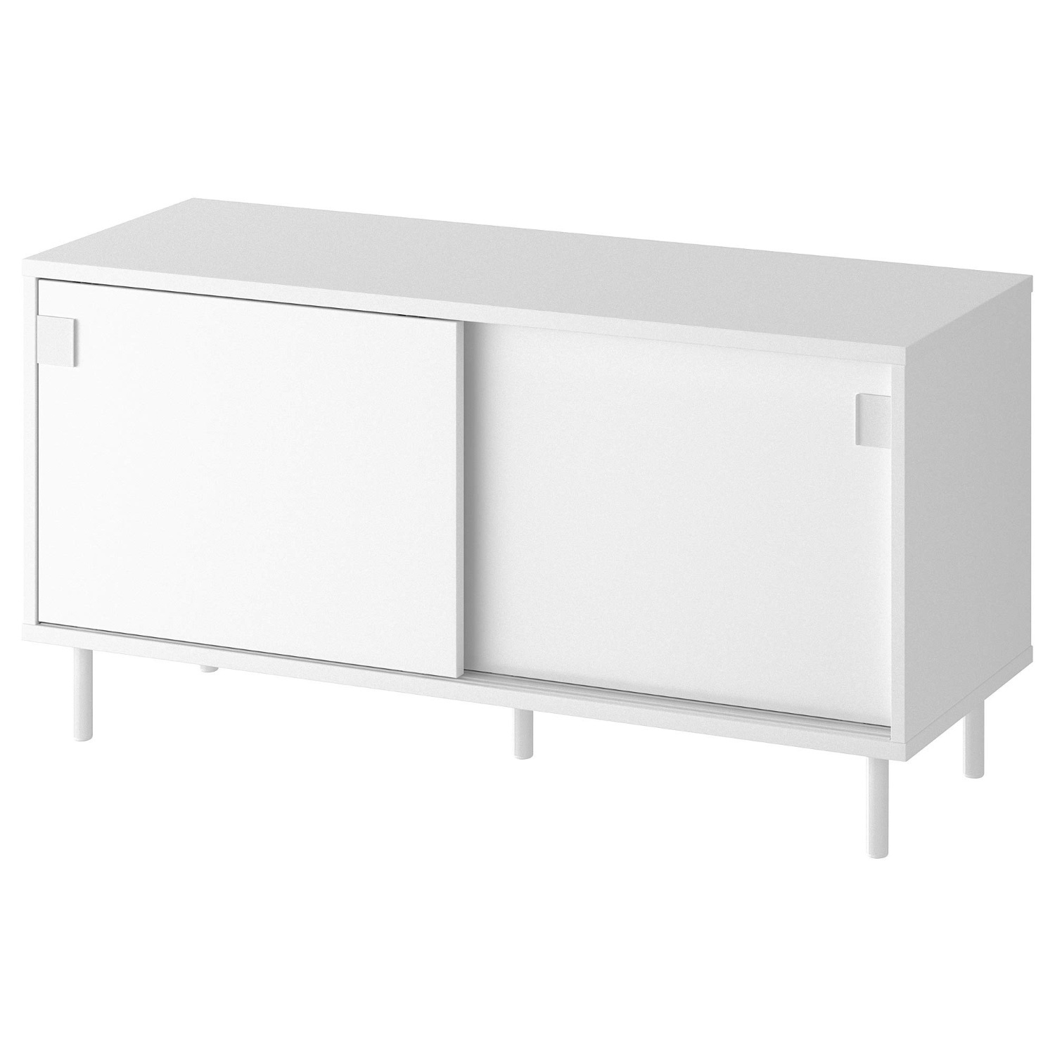 IKEA Mackapaer White Wood Media Storage - image-5