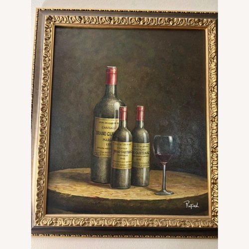 Used Framed Wine Still Life for sale on AptDeco