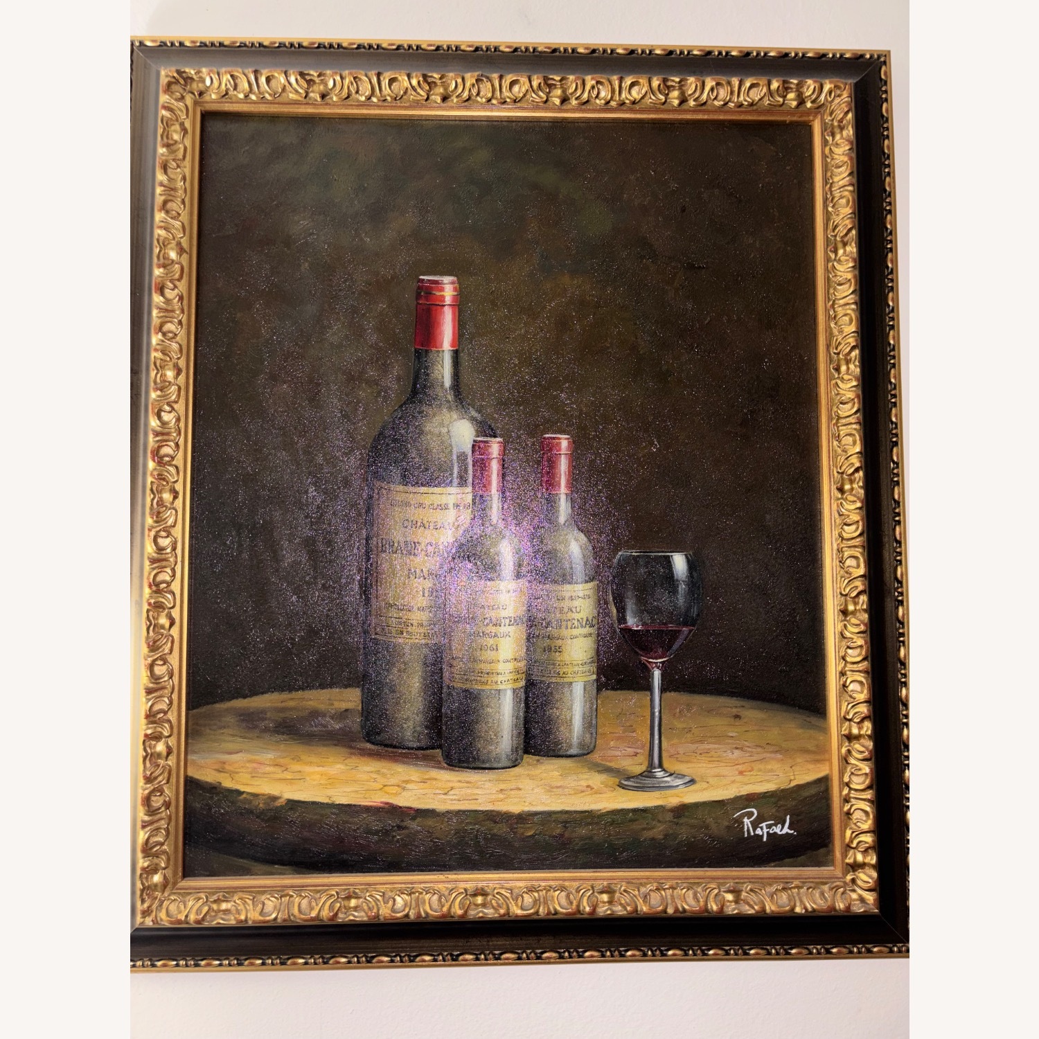 Framed Wine Still Life - image-4