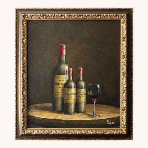 Used Framed Wine Still Life for sale on AptDeco