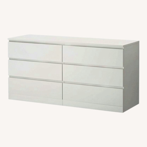 Used IKEA Malm White Dresser for sale on AptDeco
