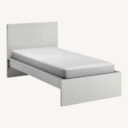 Used IKEA White Twin Bed for sale on AptDeco