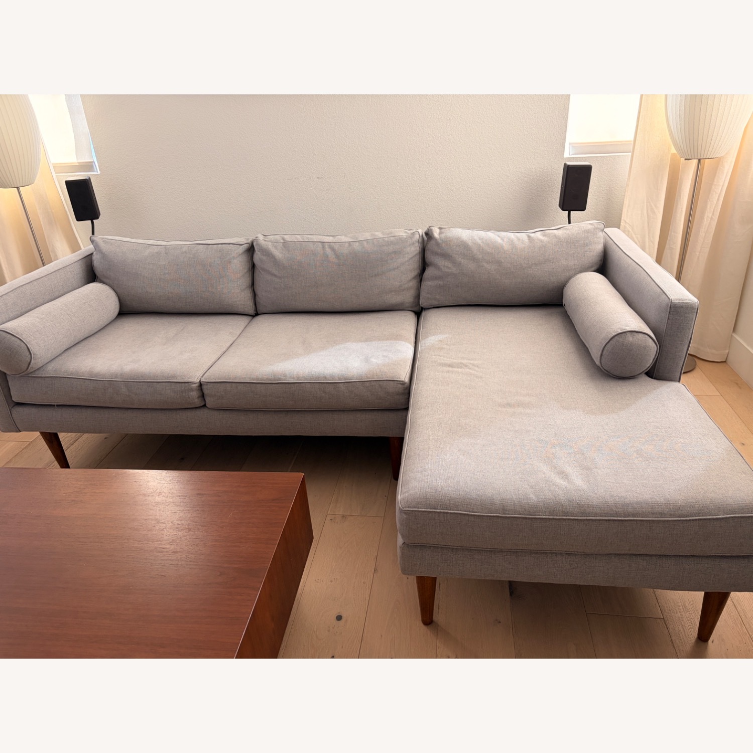 West Elm Mid Century 2 Piece Sectional  - image-2