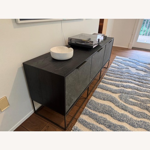 Used West Elm Slate Industrial Media Console  for sale on AptDeco