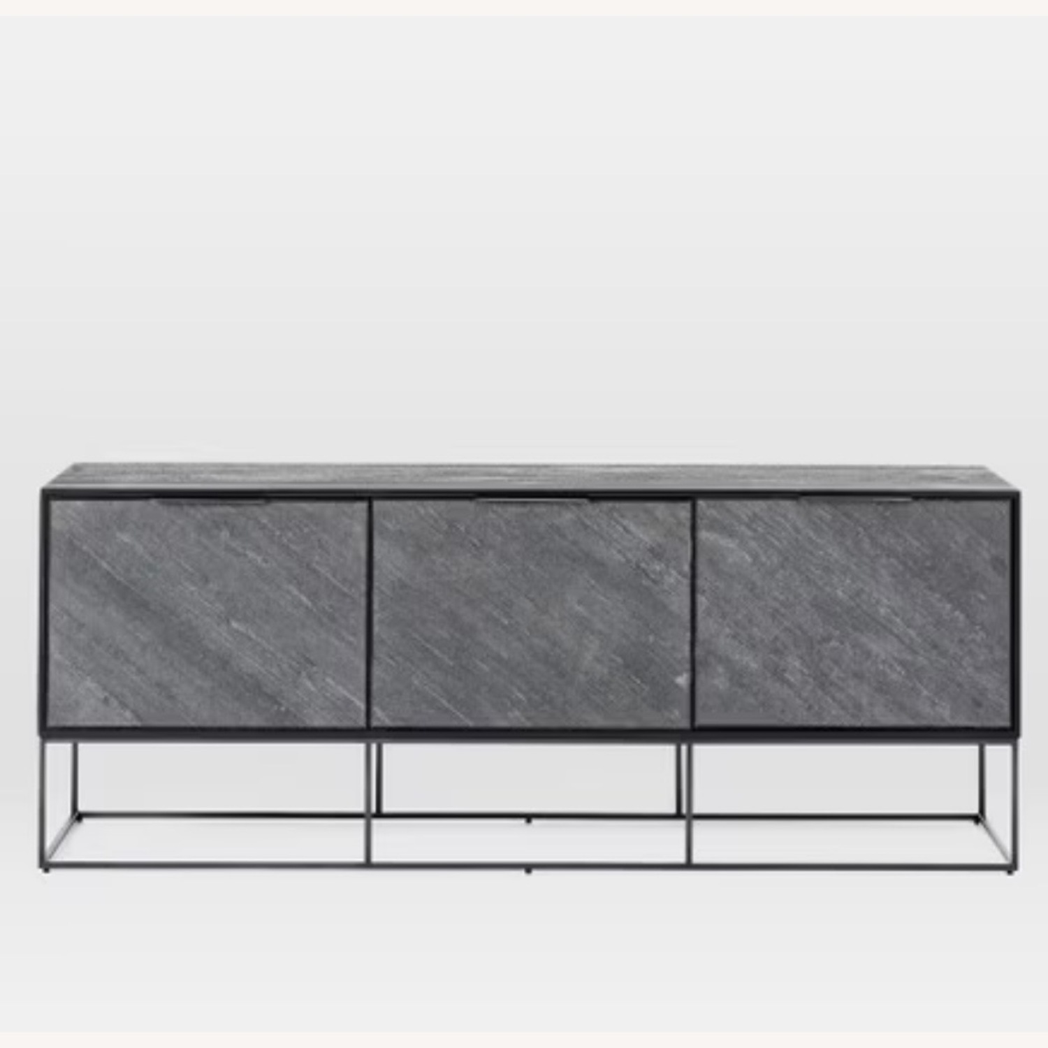 West Elm Slate Industrial Media Console  - image-6