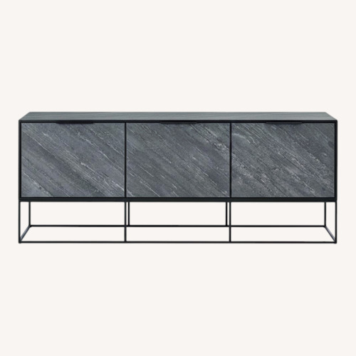 Used West Elm Slate Industrial Media Console  for sale on AptDeco