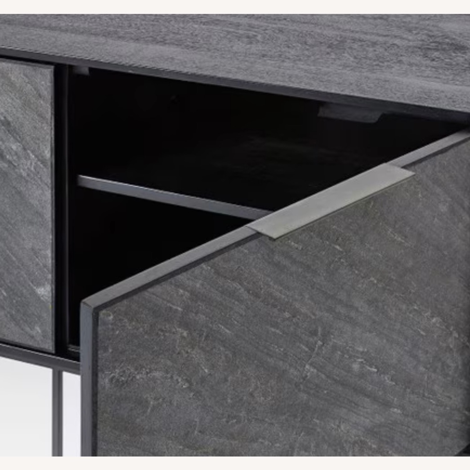 West Elm Slate Industrial Media Console  - image-7