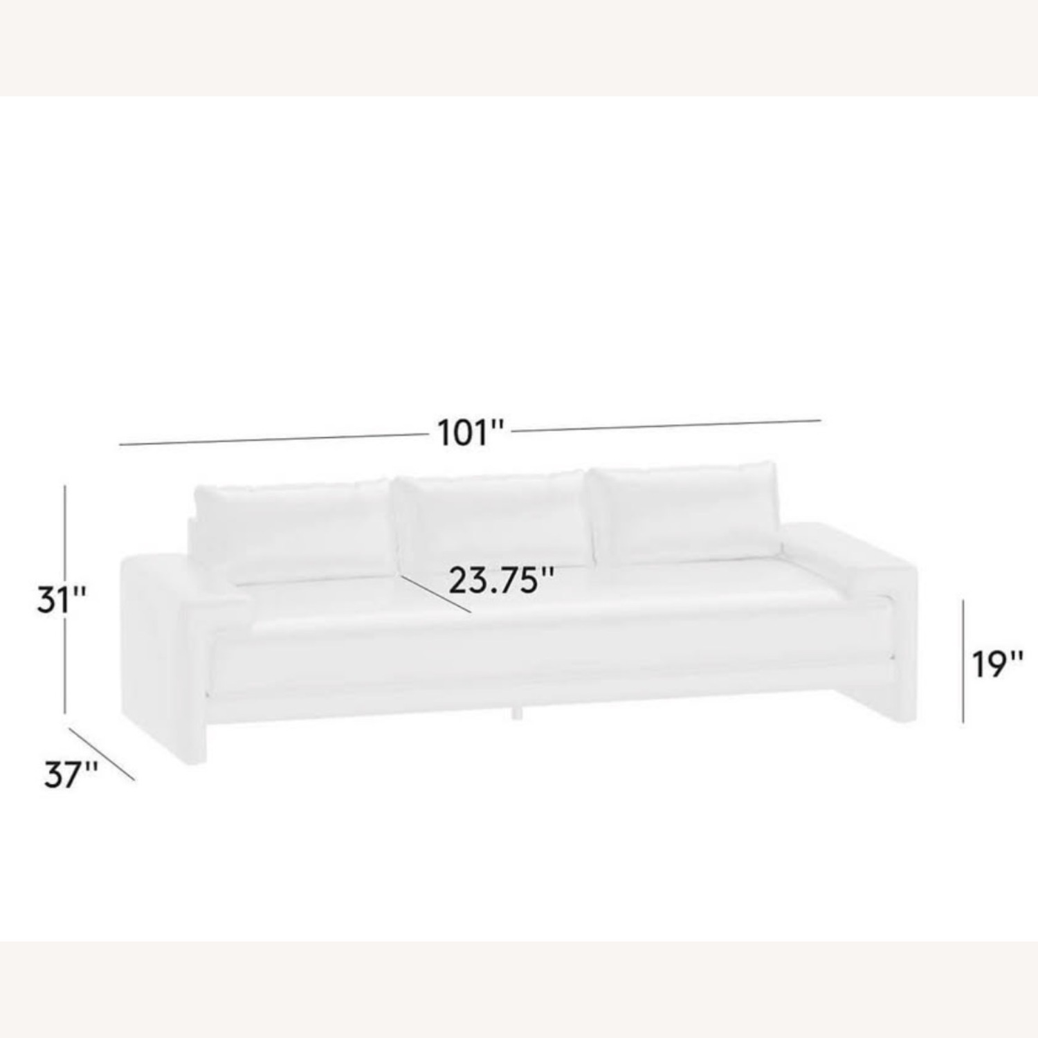 CB2 Camden Sofa - image-4
