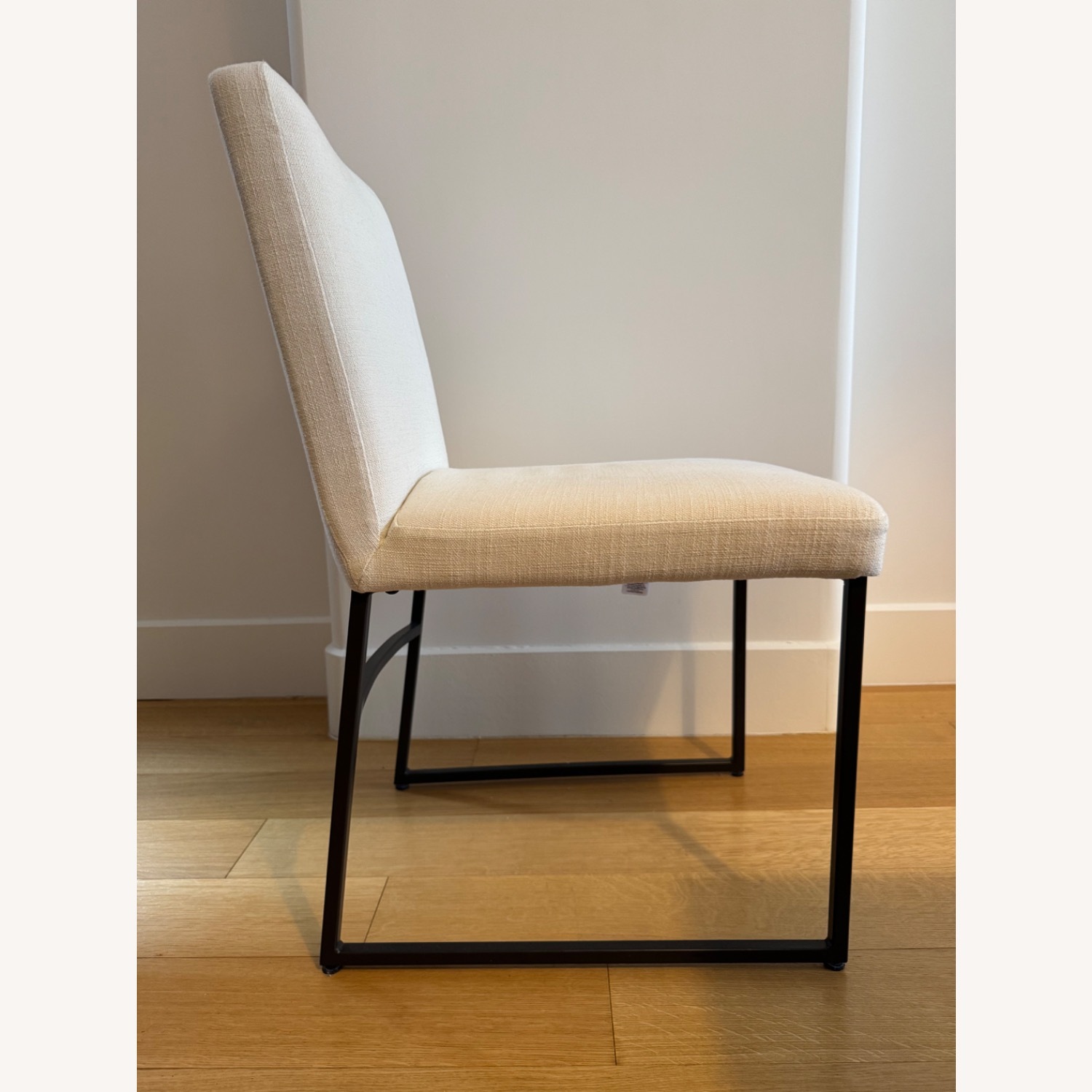 West Elm Natural Fabric Dining Chairs (set of 6) - image-5