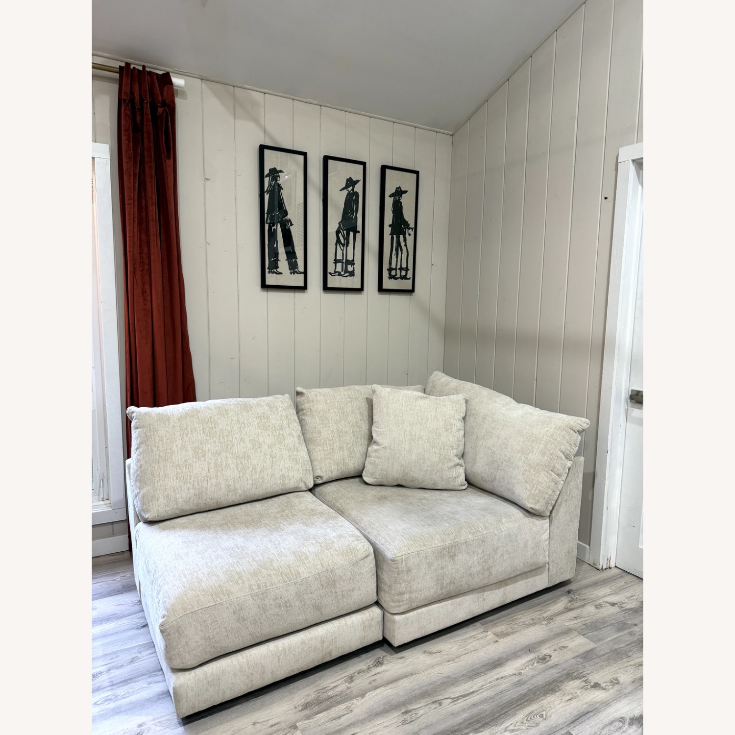 Crate & Barrel Gather Deep 2 piece Sectional - image-1