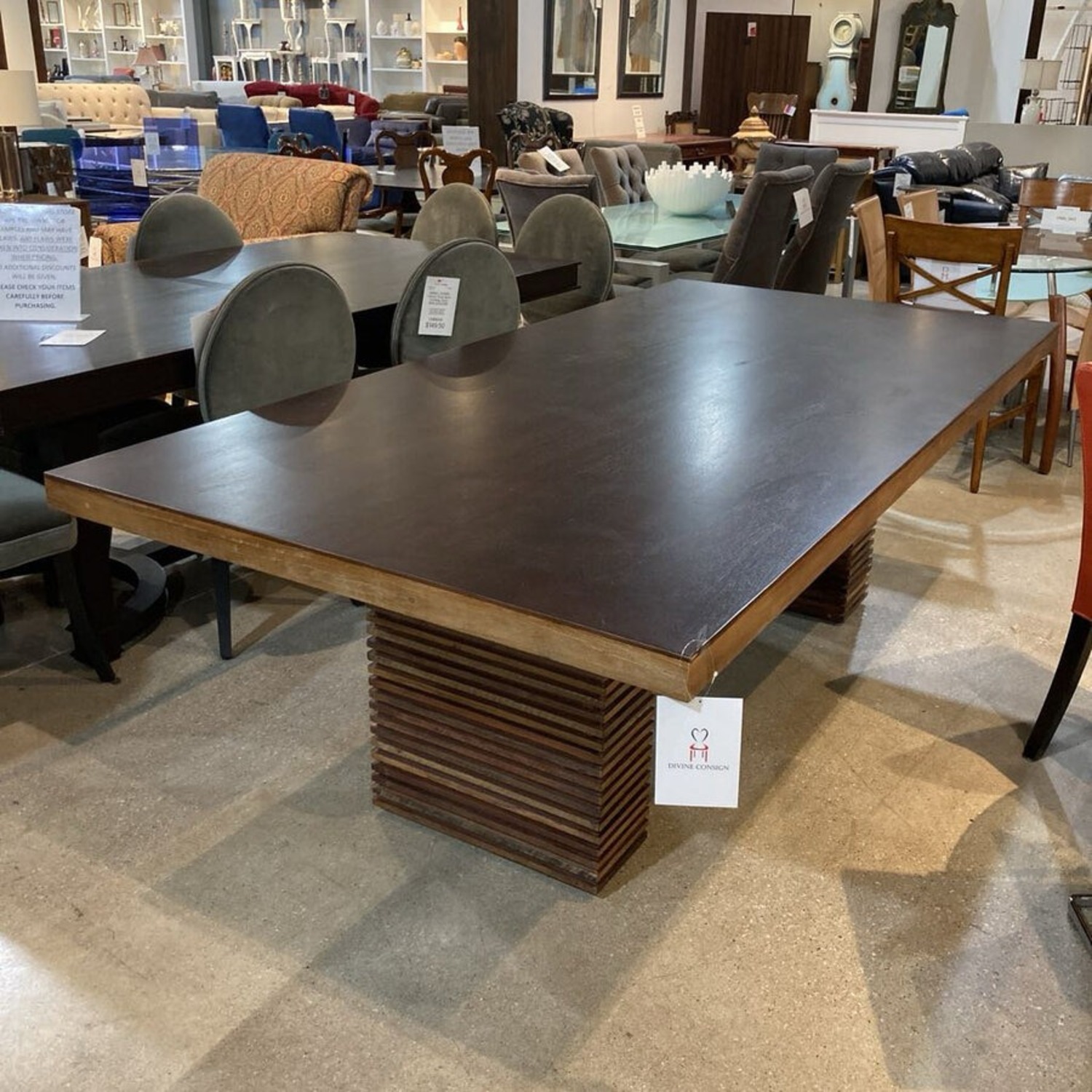 Crate & Barrel Paloma Rectangular Dining Table - image-1