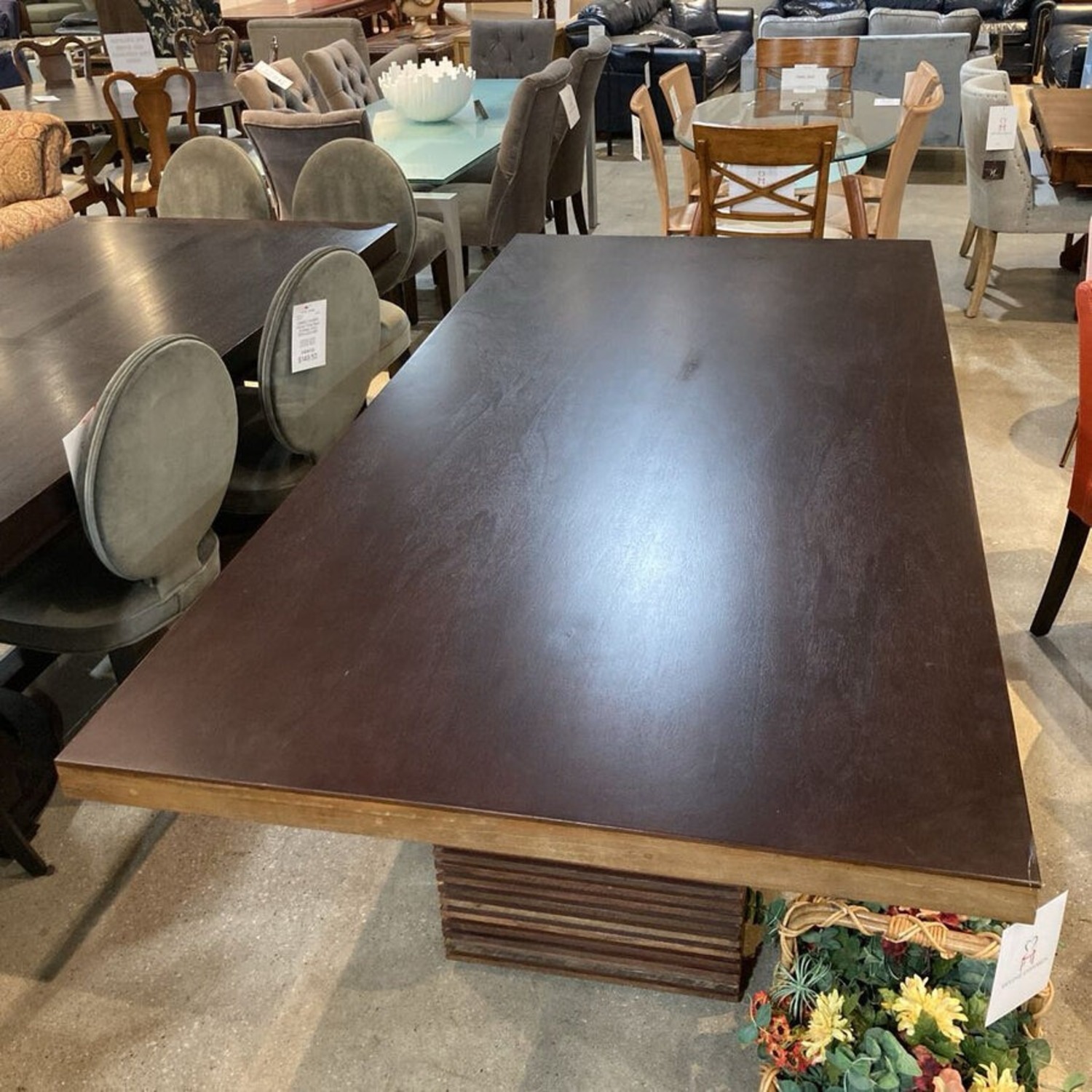 Crate & Barrel Paloma Rectangular Dining Table - image-12