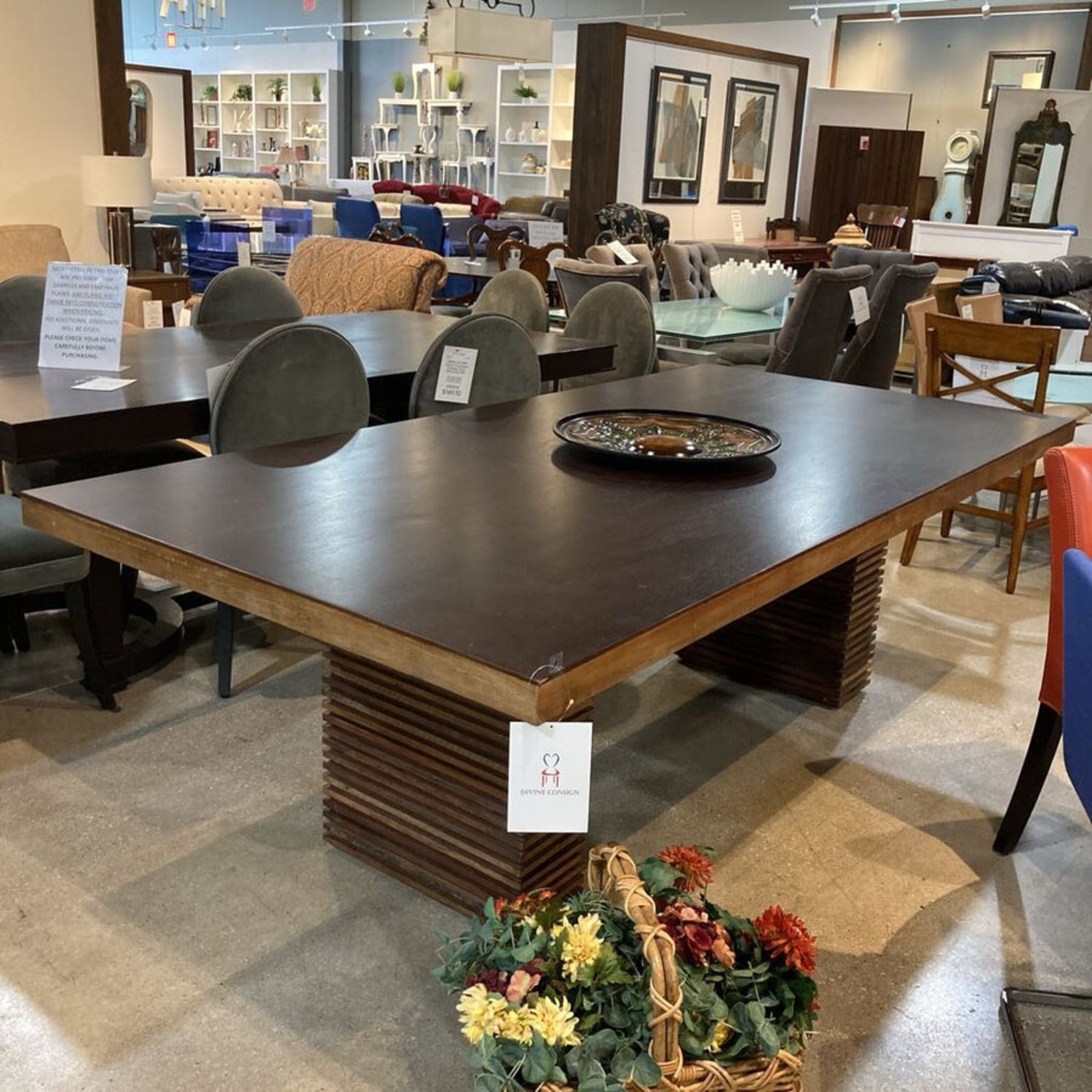 Crate & Barrel Paloma Rectangular Dining Table - image-2