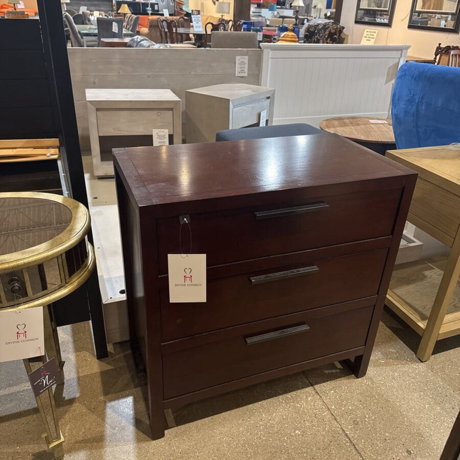 Casana Transitional 3-Drawer Chest Dresser - image-2