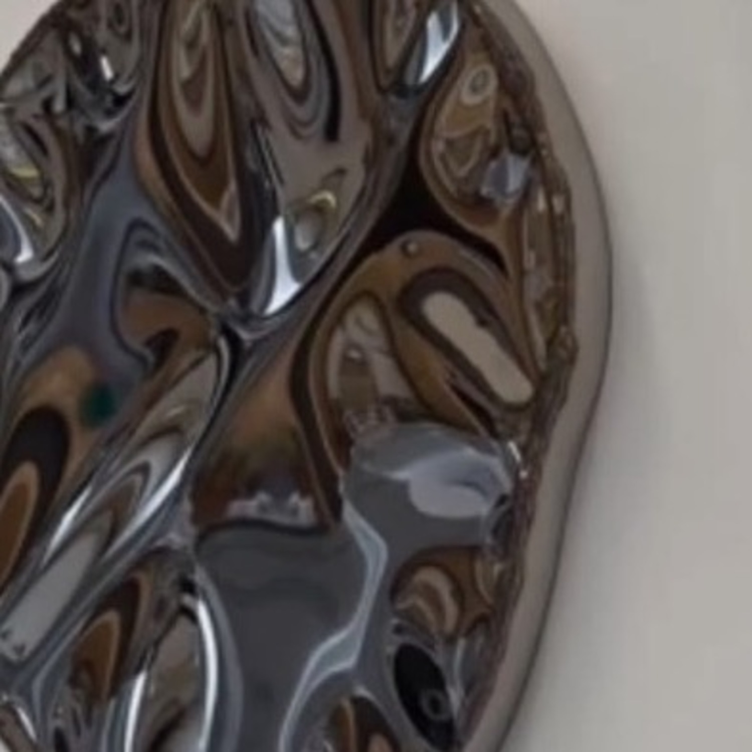 Piers Henry Splash Mirror Wall Chrome - image-2