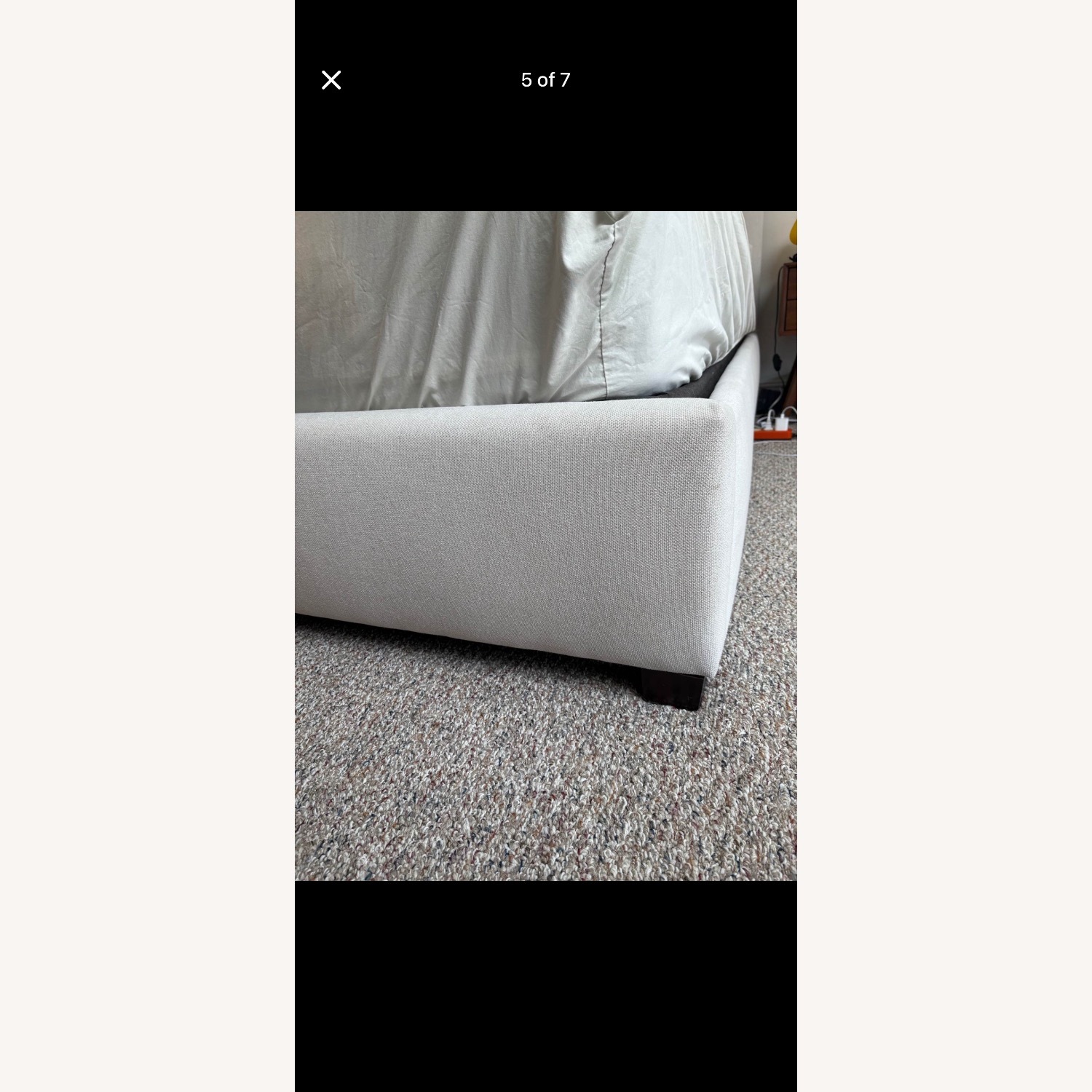 Pottery Barn Off Wed Arch Bed Frame  - image-3