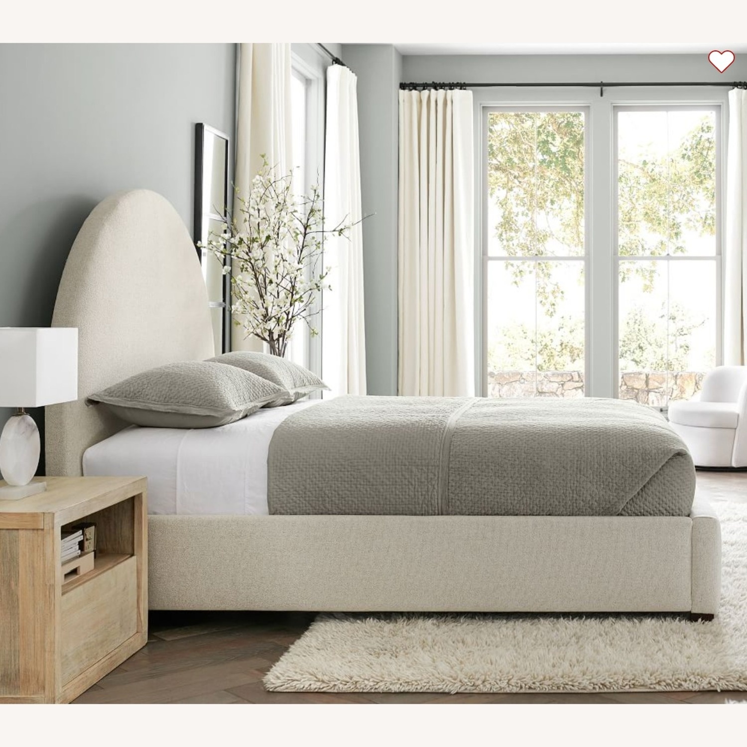 Pottery Barn Off Wed Arch Bed Frame  - image-4