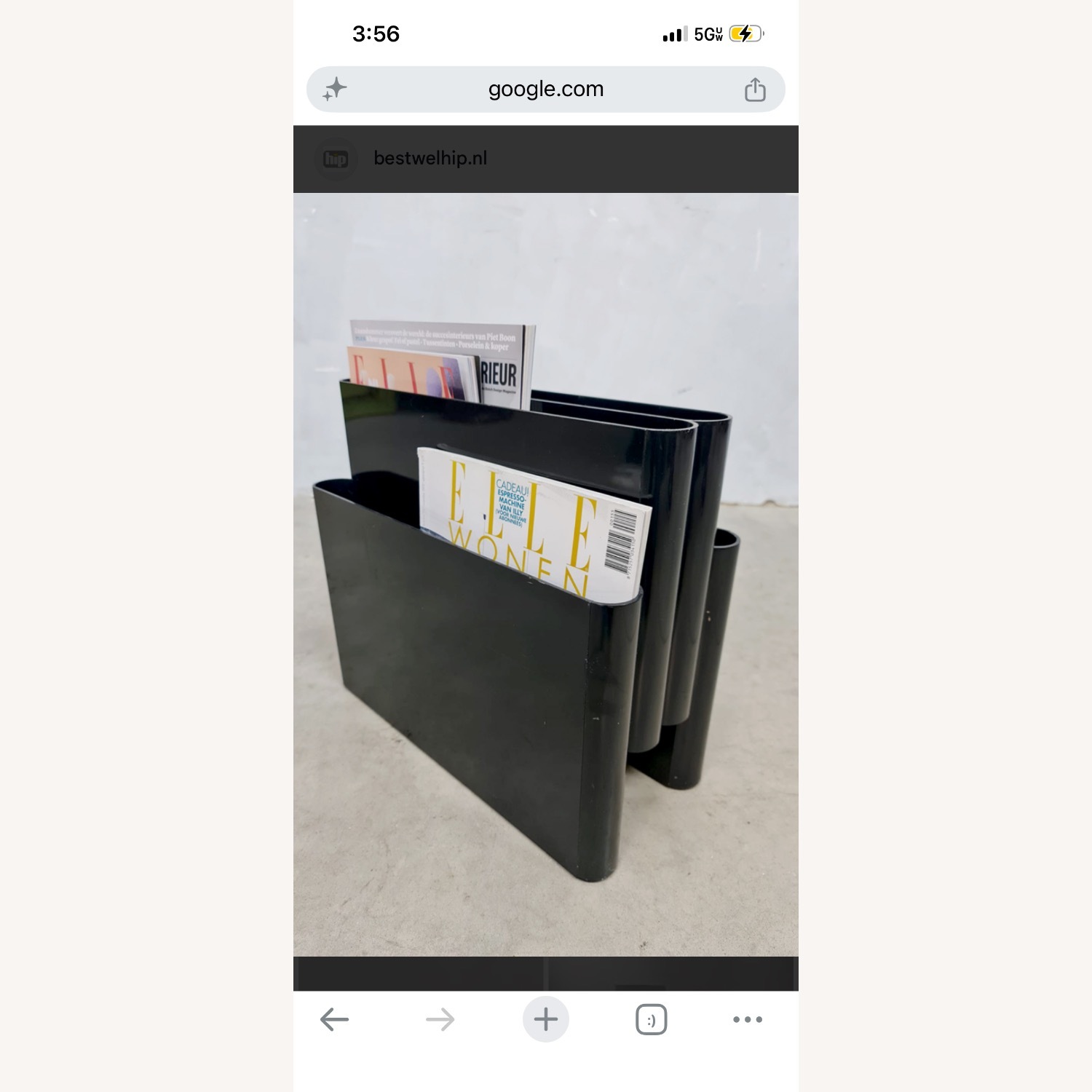 Black Giotto Stoppino Magazine Rack  - image-5