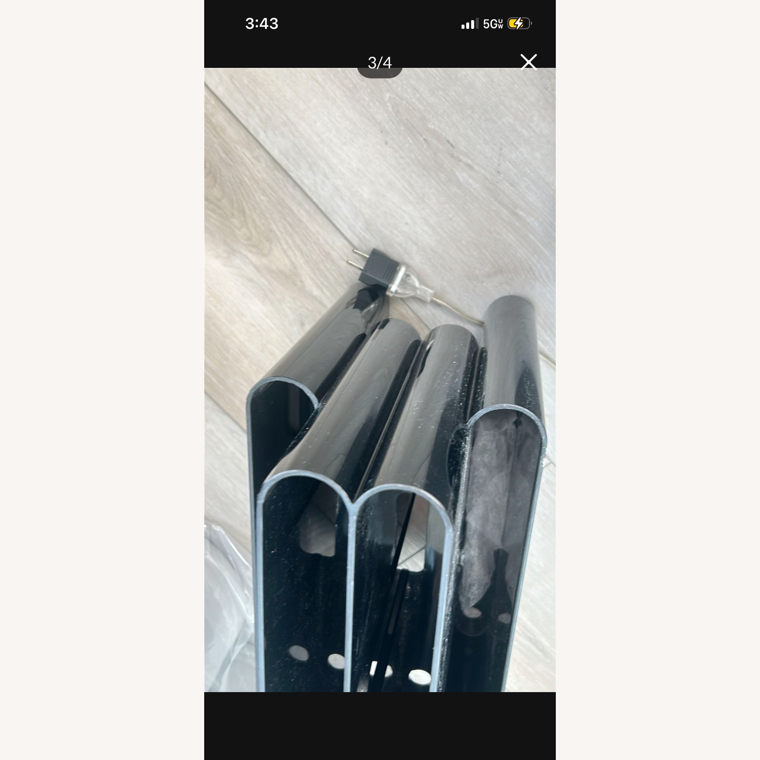 Black Giotto Stoppino Magazine Rack  - image-1