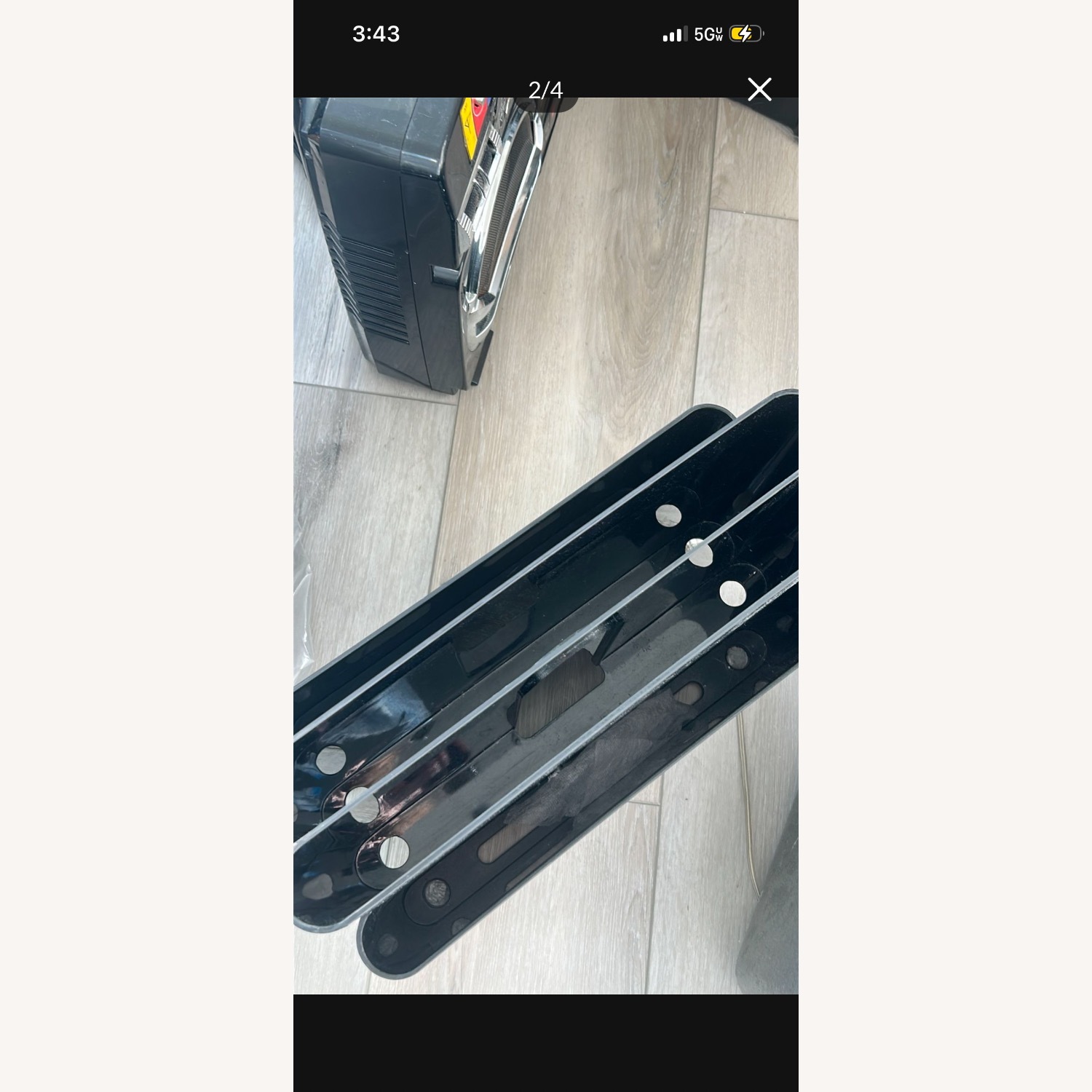 Black Giotto Stoppino Magazine Rack  - image-2
