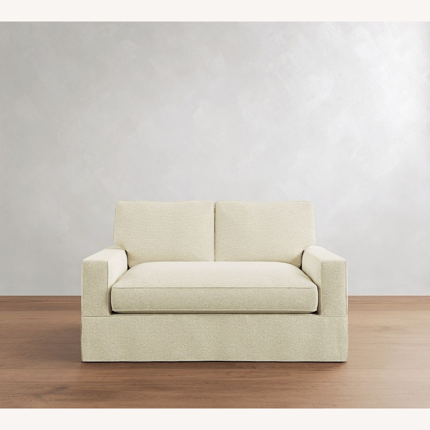 Pottery Barn Slip Covered Sofa - image-4