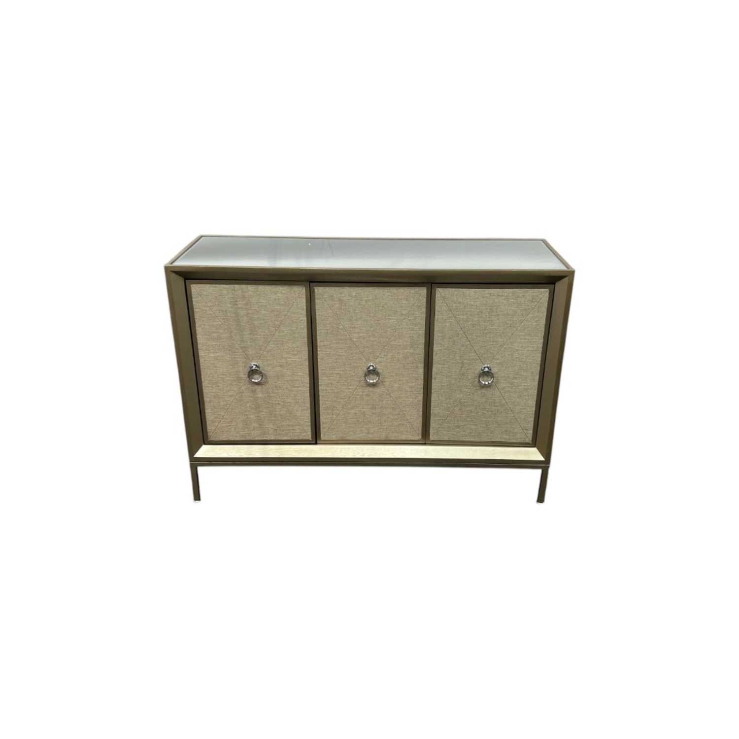 Rosdorf Park Morfa Gray Wood Upholstered  - image-2