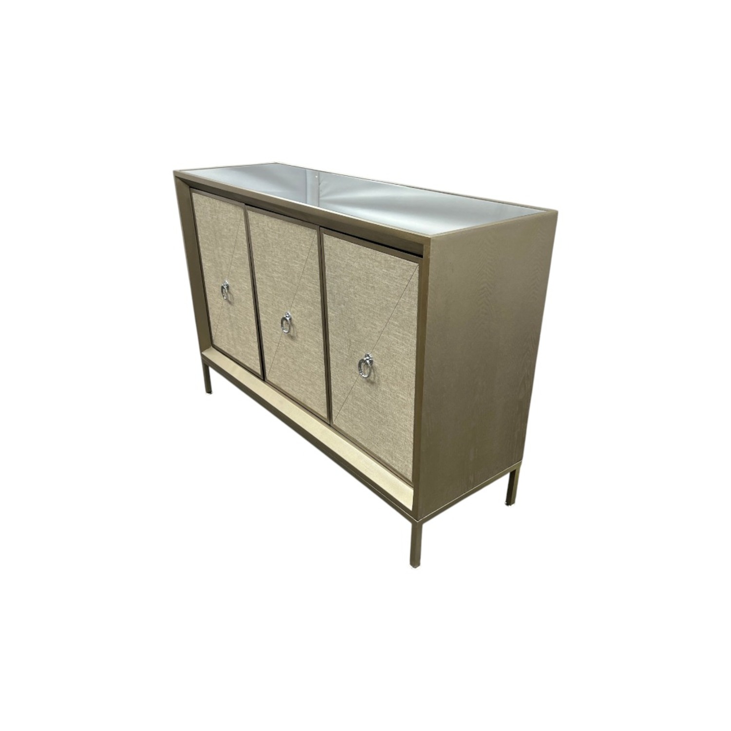 Rosdorf Park Morfa Gray Wood Upholstered  - image-5